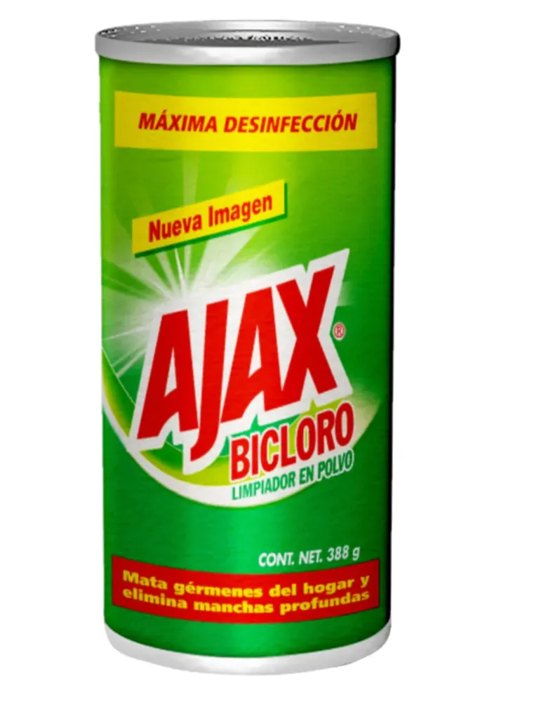 Caja Lavatrastes Ajax Bicloro 388 G/48P - SCG Colgate Palmolive