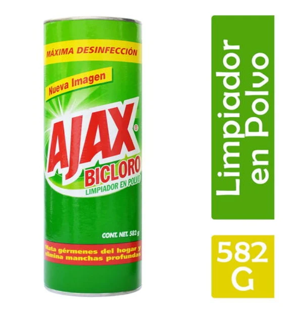 Caja Lavatrastes Ajax Bicloro 582G/24P - SCG Colgate Palmolive