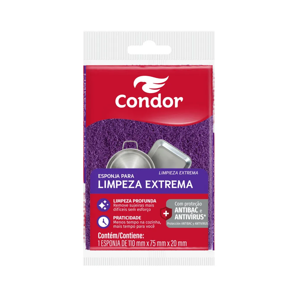 Condor Esponjas Limpieza Extrema X 3 Unidades