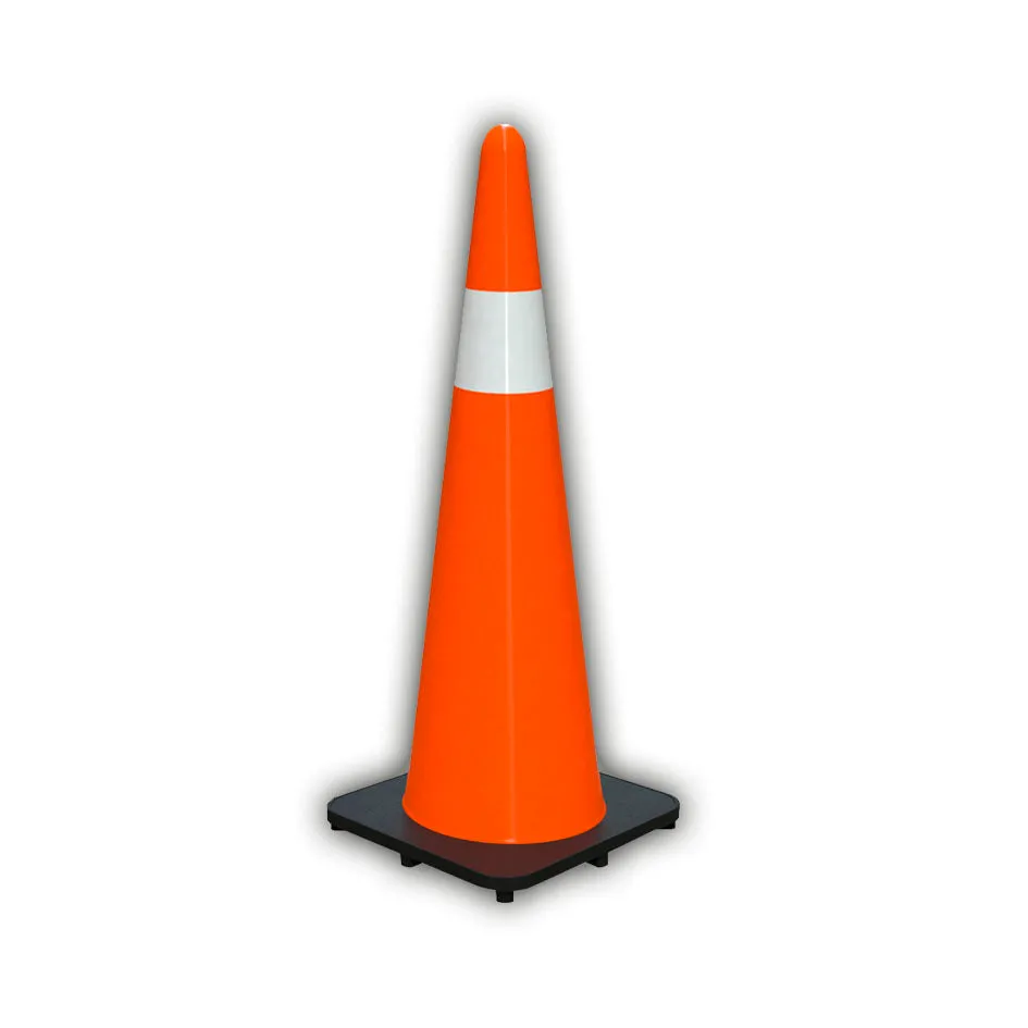 CONO SUPER FLEXIBLE DE 71 CM, NARANJA FLUORESCENTE CON REFLEJANTE GRADO INGENIERÍ