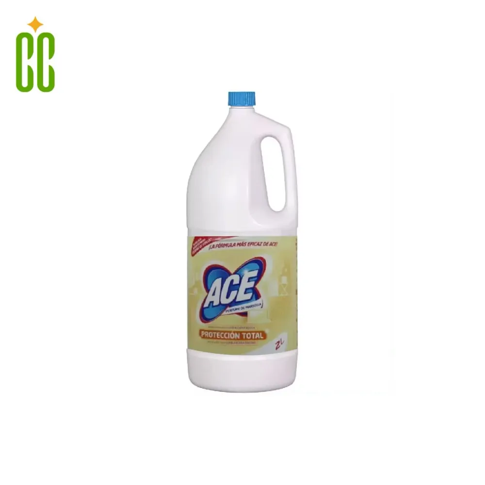 ACE - Lejí Perfume de Marsella, Blanco Ideal y Protección Total, 3-en-1, Limpia y Elimina Las Manchas, 2L Cosmo Cosmetics