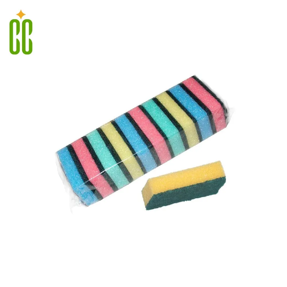 Aimar - Estropajos con Esponja, Varios Colores, 10 unidades Cosmo Cosmetics