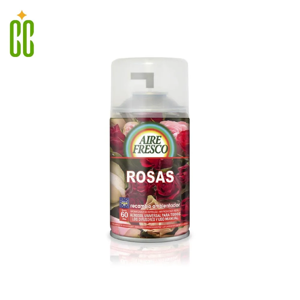 Aire Fresco Rosas Ambientador para casa, coche, 250ml Cosmo Cosmetics