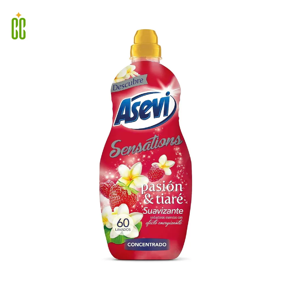 Asevi Suavizante Pasión y Tiaré 60 Lavados, 1320ml Cosmo Cosmetics