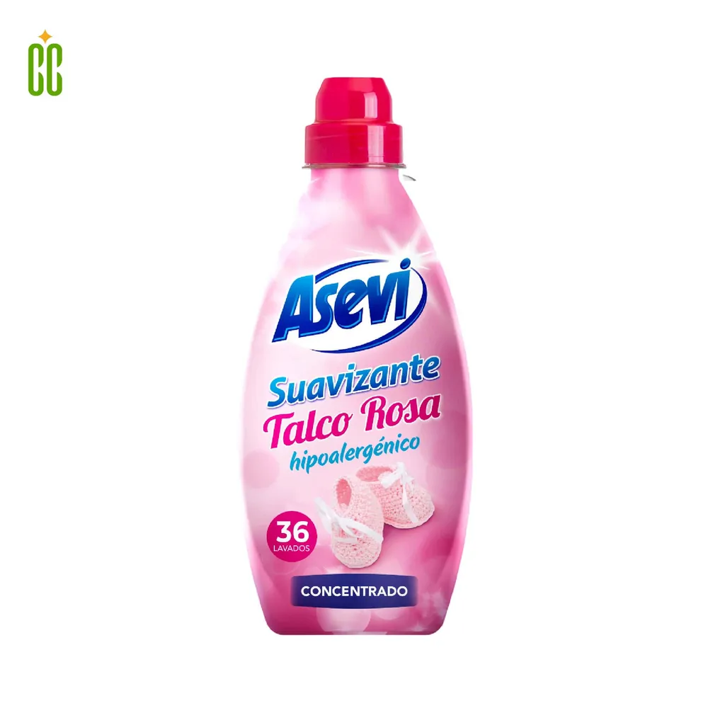 Asevi Suavizante Talco 36 Lavados, 720ml Cosmo Cosmetics