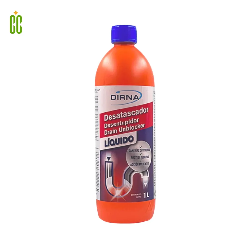 Dirna Desatascador Drain Unblocker, 1L Cosmo Cosmetics
