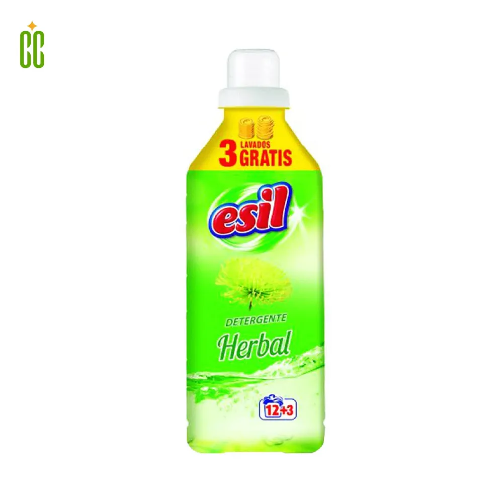Esil Detergente Líquido Herbal 12+3 Dosis, 750ml Cosmo Cosmetics