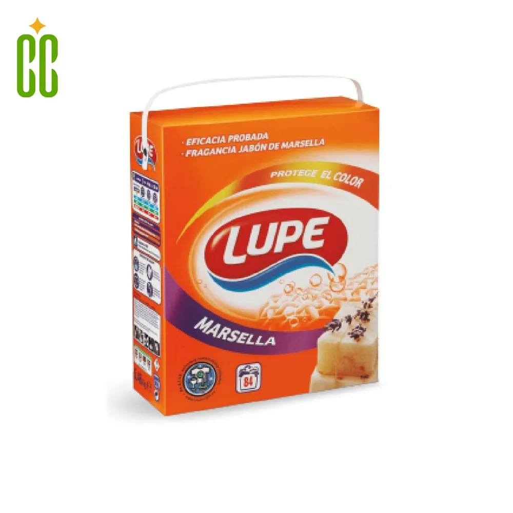LUPE Detergente Polvo Marsella, 84 Dosis, 5kg Cosmo Cosmetics