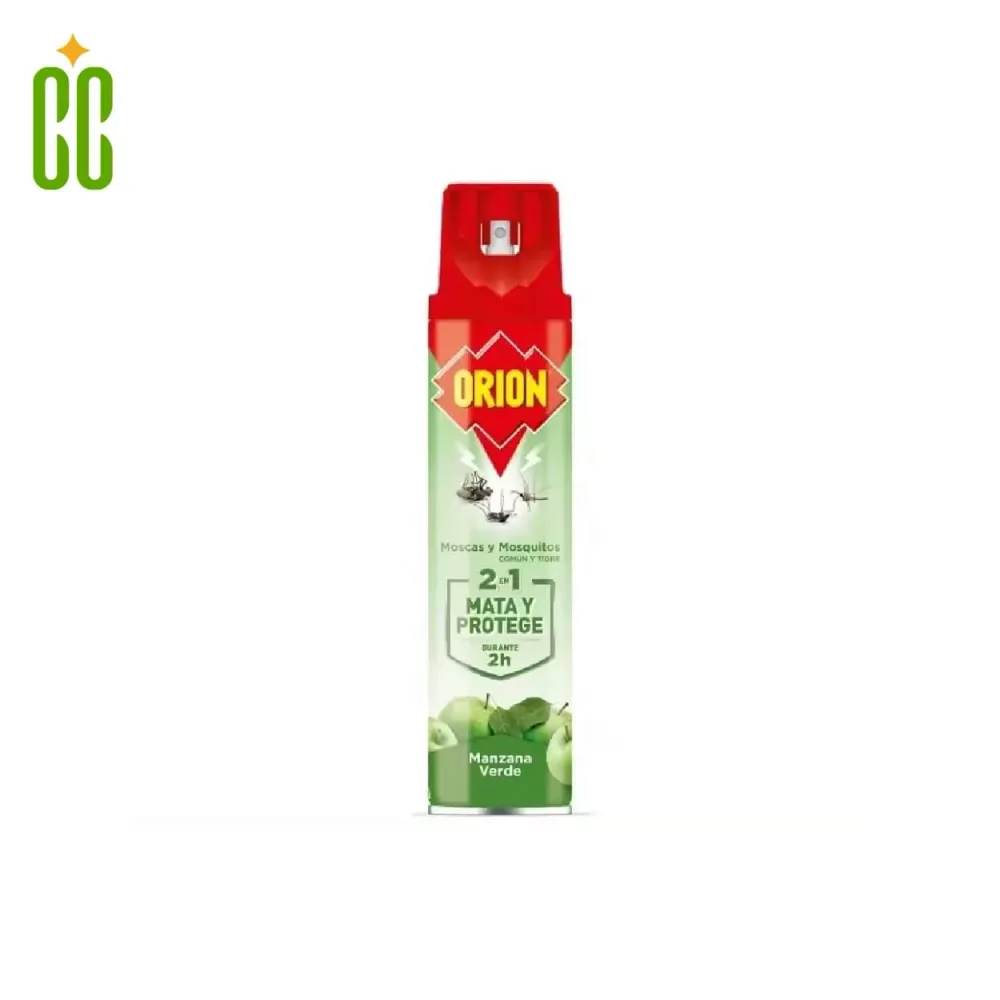 Orion Moscas y Mosquitos 2 en 1, Manzana Verde, 600ml Cosmo Cosmetics
