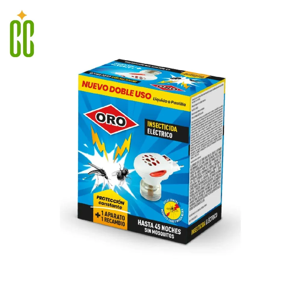 ORO Insecticida Liquido (1 Aparato + 1 Recambio) 35ml Cosmo Cosmetics