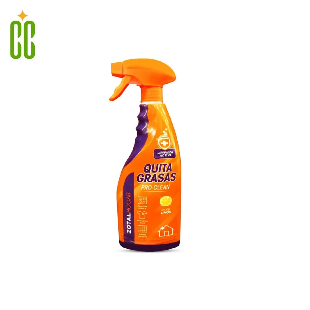 Quitagrasas Zotal Pro Clean Triple Accion Limon, 750 ml Cosmo Cosmetics