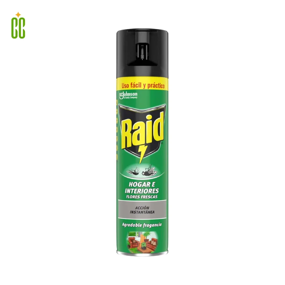 RAID Hogar e Interiores Flores Frescas, 400ml Cosmo Cosmetics
