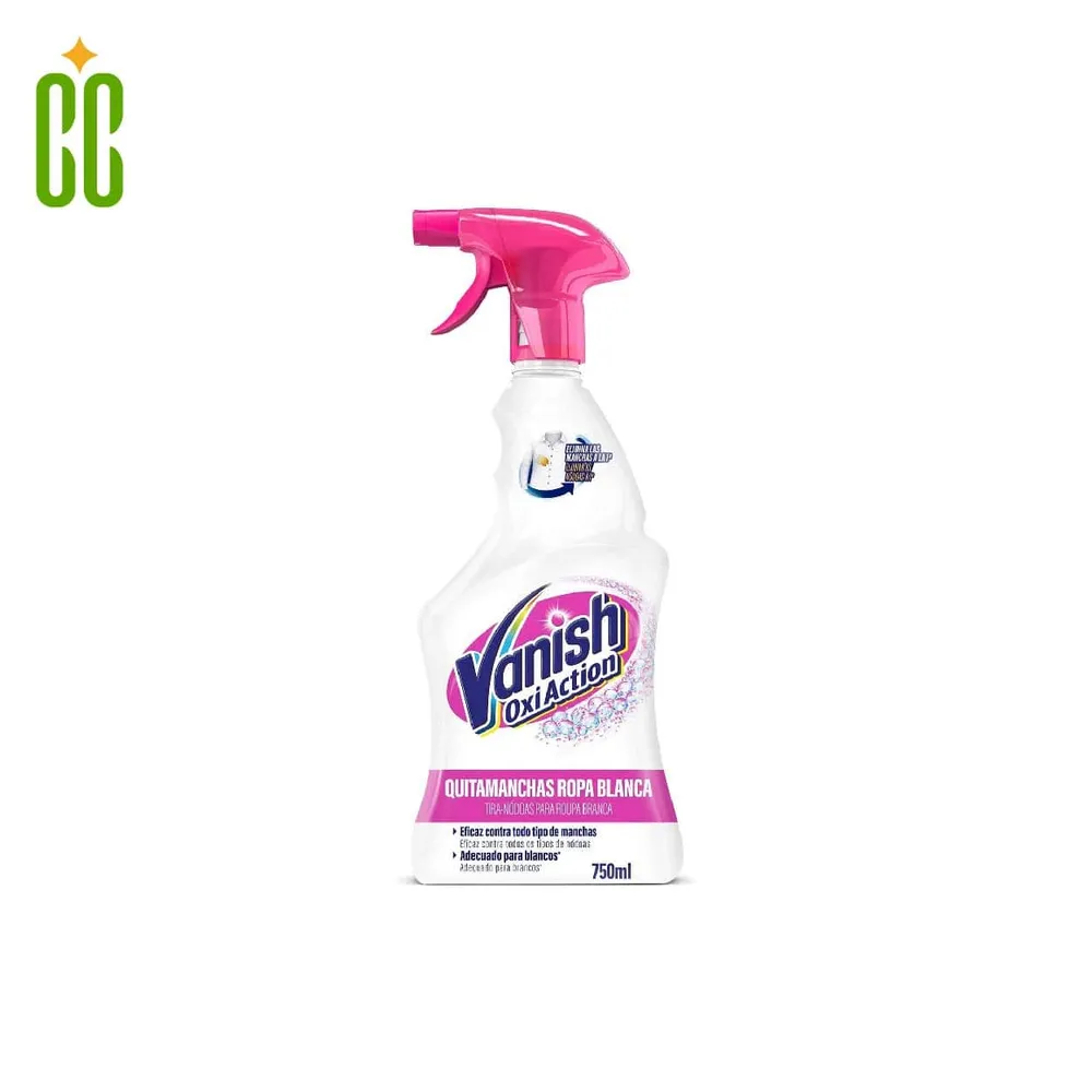 Vanish Oxi Action Quitamanchas para Ropa Blanca, 750ml Cosmo Cosmetics