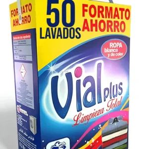 Vial Plus Limpieza Total, 50 Lavados, 2.52kg Cosmo Cosmetics
