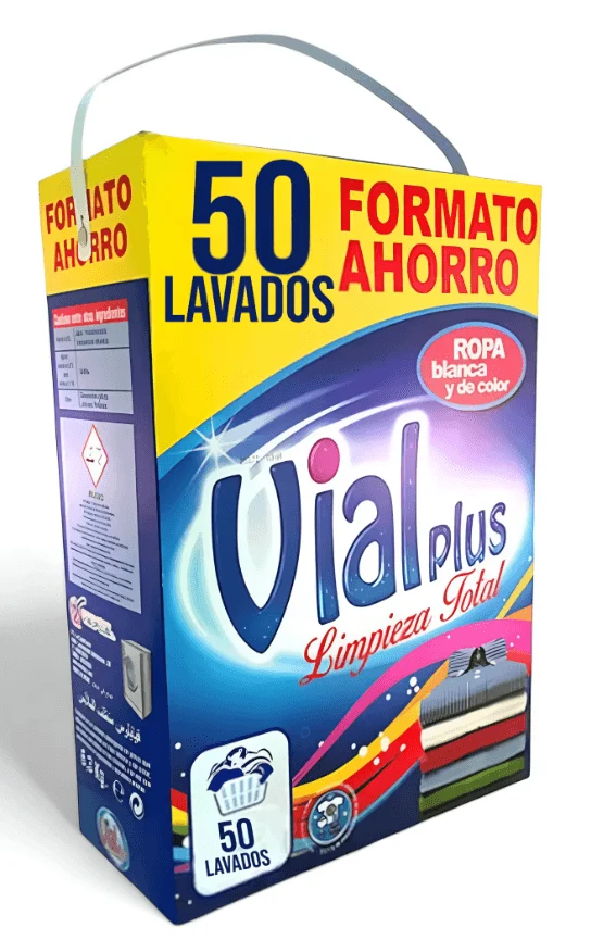 Vial Plus Limpieza Total, 50 Lavados, 2.52kg Cosmo Cosmetics