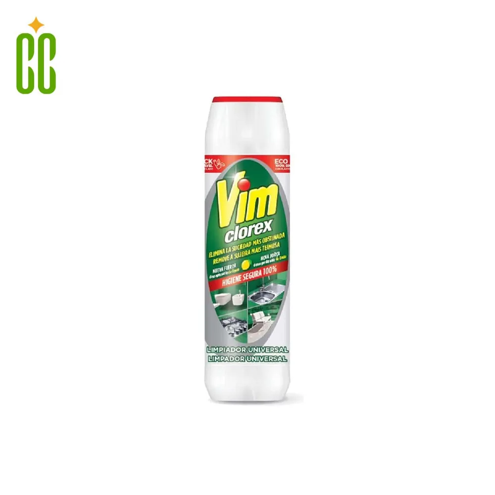 Vim Clorex Limpiador Universal en Polvo Elimina La Suciedad Más Obstinada, 750 ml Cosmo Cosmetics