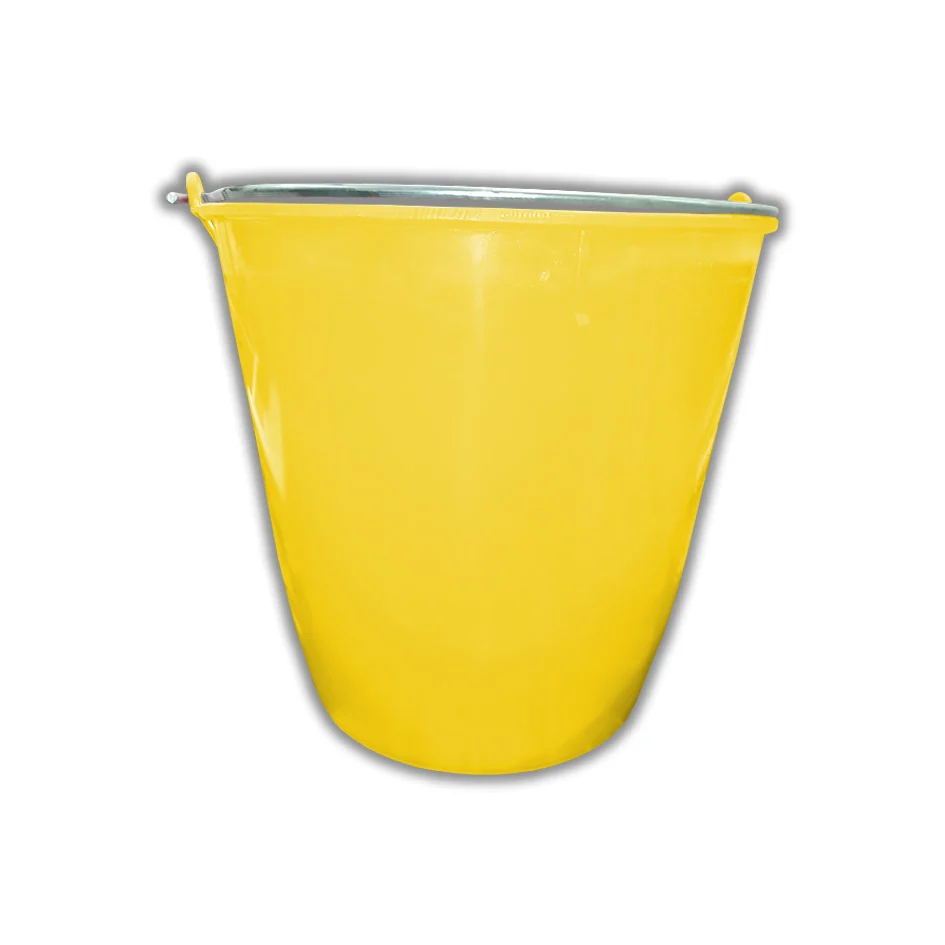 CUBETA FLEXIBLE No.16 CAP 11 LTS COLOR AMARILLO