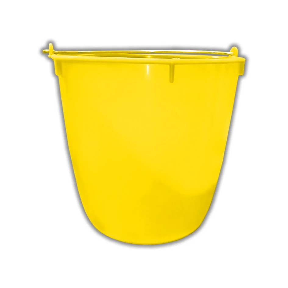 CUBETA FLEXIBLE No.18 CAP 16 LTS COLOR AMARILLO