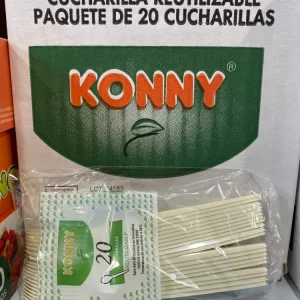 CUCHARILLA PLASTICO 20uds KONI REUTILIZABLE