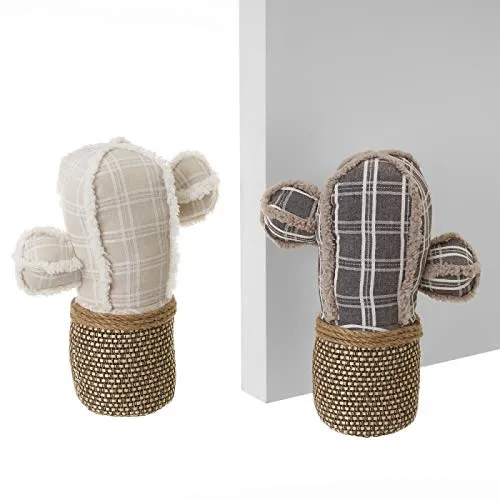 Set 2 Tope Puerta Original Cactus de Tela Arena damdamgo