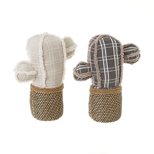 Set 2 Tope Puerta Original Cactus de Tela Arena damdamgo