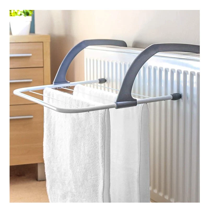Tendedero para Radiador Plegable 52 x 34 cm – 3 Metros de Secado – Estructura Metálica Resistente y Brazos de Plástico Ref...