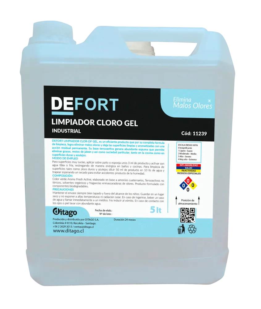 DEFORT CLORO GEL 5L