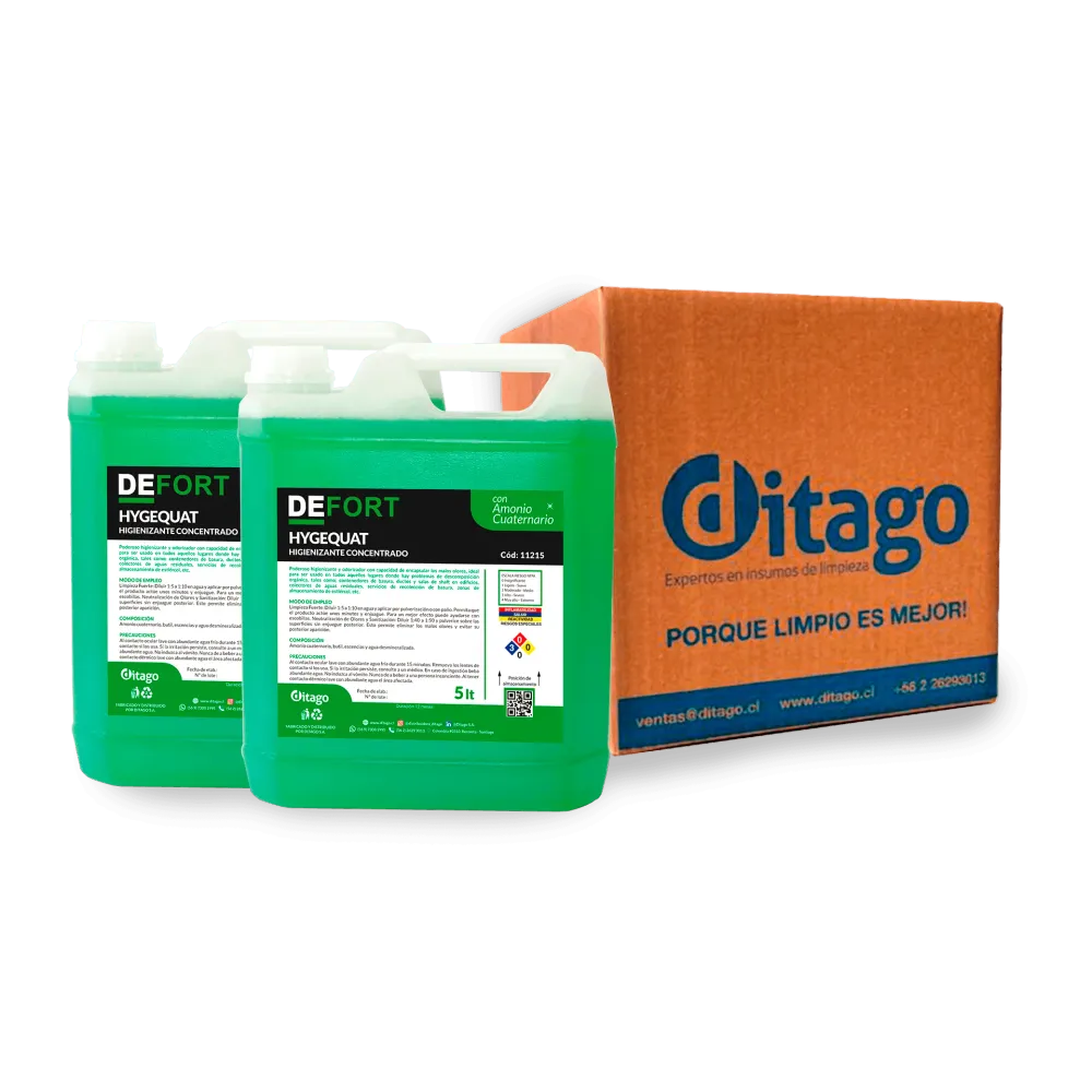 DEFORT HYGEQUAT 5 LT X 2 UNI CJ