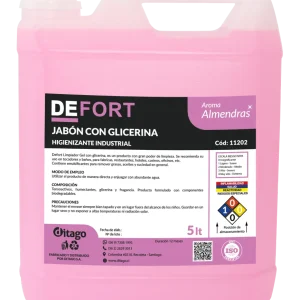 DEFORT JABON CON GLICERINA ALMENDRA 5 LT