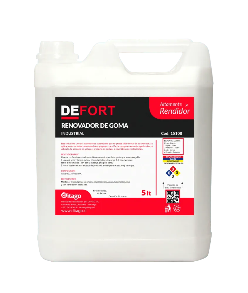 DEFORT RENOVADOR DE GOMAS 5 LT