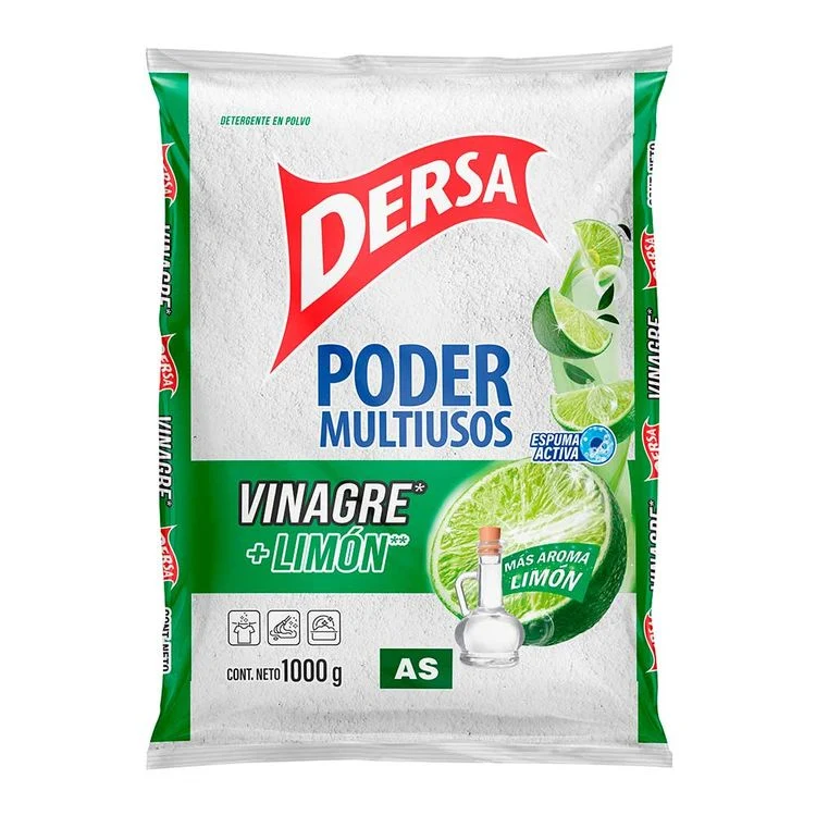 Detergente AS 1000 Gr Vinagre Limon Dersa