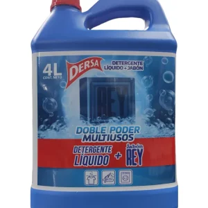 Detergente Liquido Dersa 4000 ml + Jabon Rey