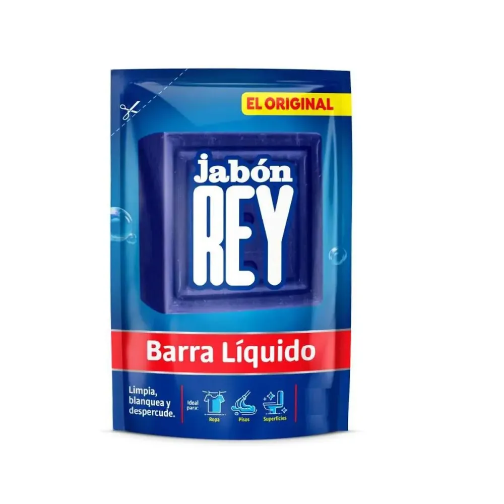Jabon Rey Barra Liquido 400 ml Dersa