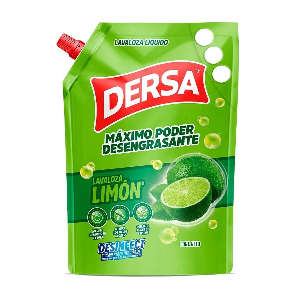 Lavaloza Liquido Dersa 1500 ml Doypack Limon