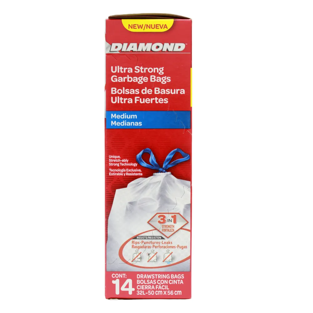 Bolsa Para Basura Diamond Medium X 14 Unidades