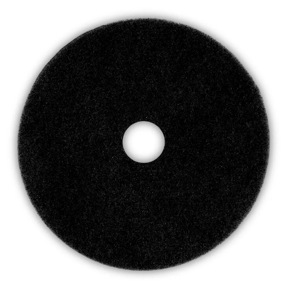 DISCO SCOTCH-BRITE PROFESIONAL NEGRO 19" (REMOCIÓN TOTAL Y LIMPIEZA PROFUNDA)