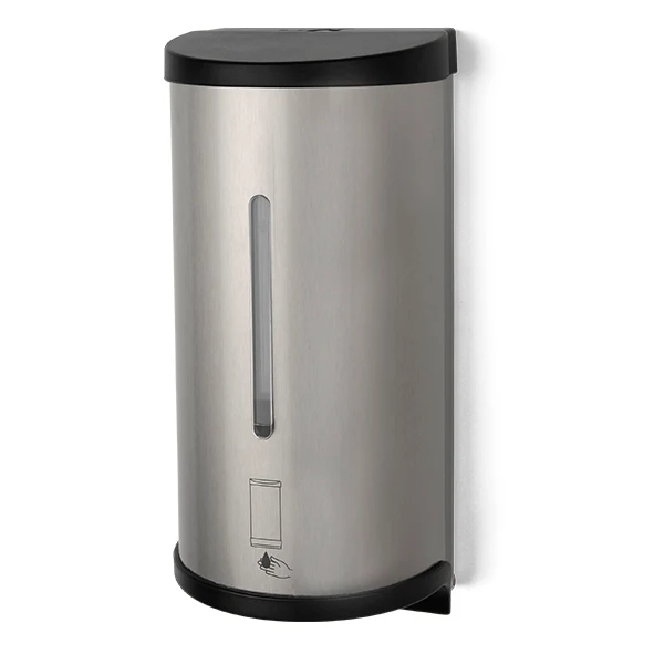 Dispensador automático jabon 800ml. Rellenable. Acero inoxidable.