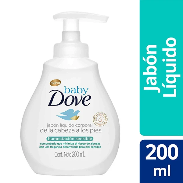 JABON LIQ HUMECT SENSIBLE X200ML 5967 DO DOVE