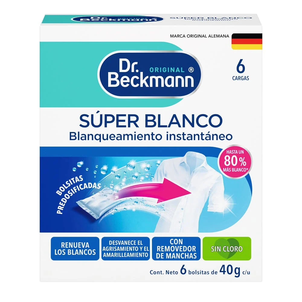 Quitamanchas Doypack Super Blanco 80 Gr DR. BECKMANN
