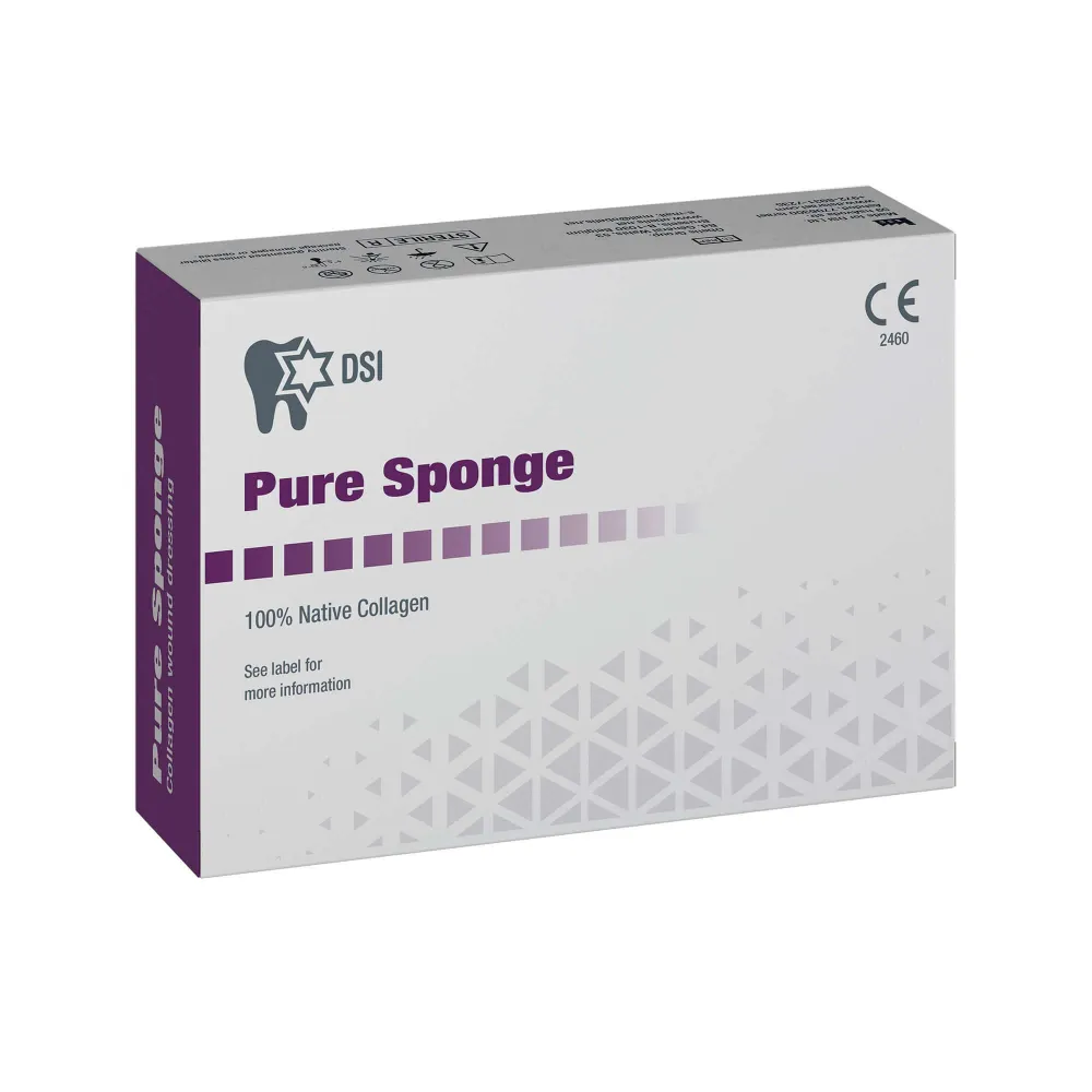 DSI Pure Sponge Estéril Tapón de Colágeno en Blister