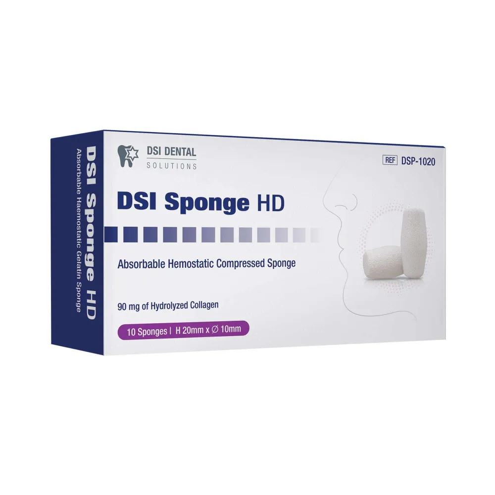 Tapones Hemostáticos Estériles DSI Sponge HD 20x10mm