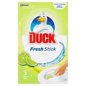 DUCK FRESH STICK 5IN1 GEL DE LIMA PARA INODORO 27 G (3 PIEZAS)