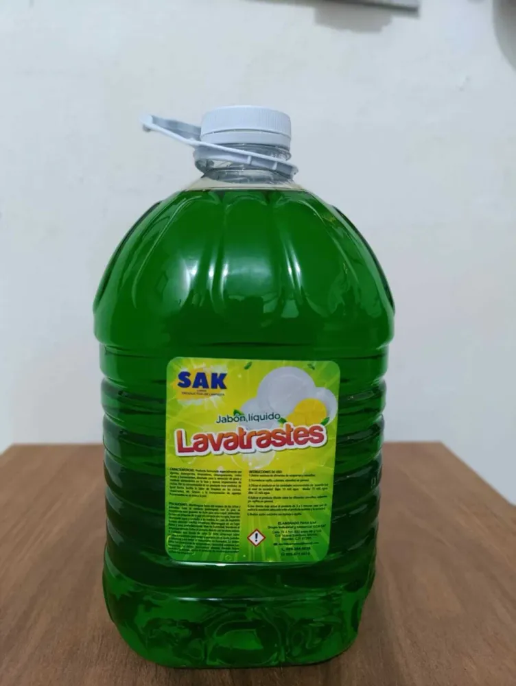 Detergente Lavatrastes Sak 1 Lt ECO100CIA