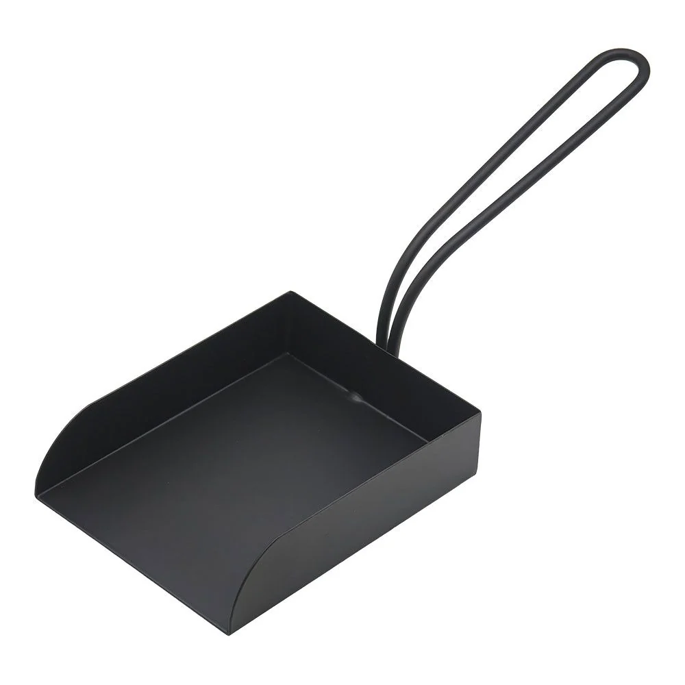 RECOGEDOR DE CENIZAS, METÁLICO, COLOR NEGRO, 10 x 3 x 28 cm EDM