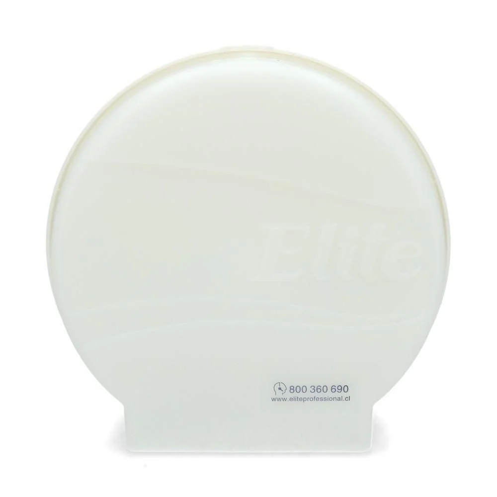 Dispensador De Papel Higiénico Jumbo Plástico Blanco ELITE PROFESSIONAL