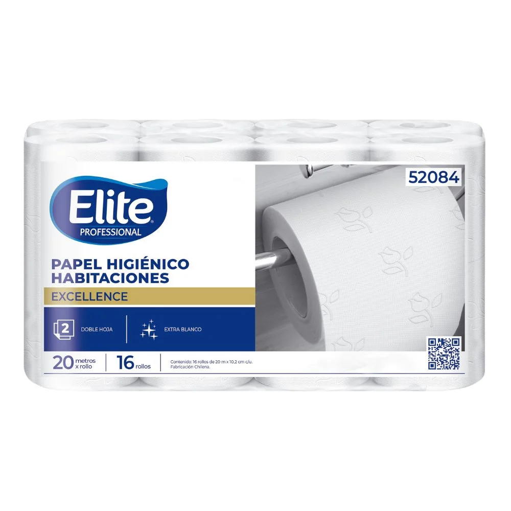 Papel Higiénico Hogar Doble Hoja 16 Rollos X 20 Mts ELITE PROFESSIONAL