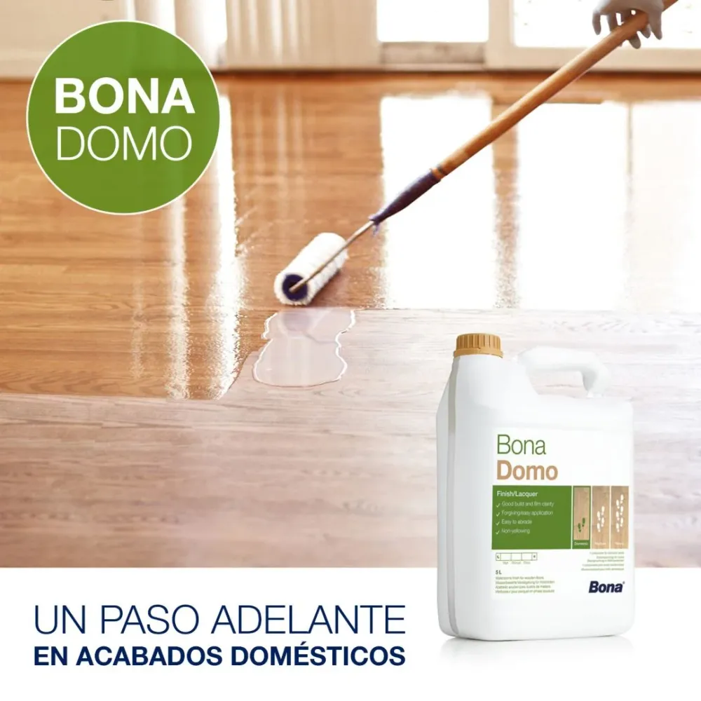 Vitrificante para Pisos Madera Base De Agua Mate Bona Domo 5 Lt Enko
