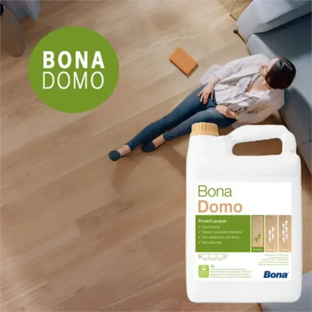 Vitrificante para Pisos Madera Base De Agua Mate Bona Domo 5 Lt Enko