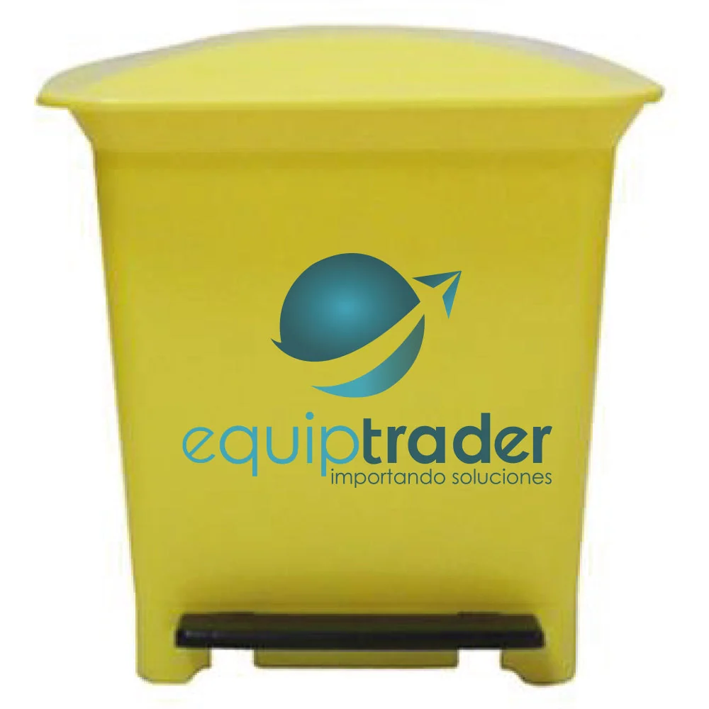 Contenedor Basura Amarillo 25 Lt EQUIPTRADER