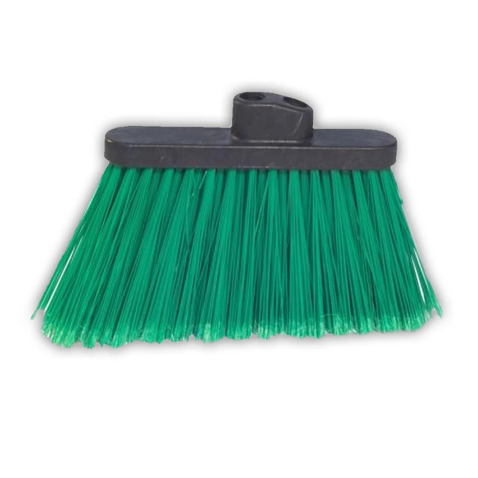 ESCOBA ANGULAR 6"" EN PVC VERDE P/ BARRIDO POLVOS FINOS